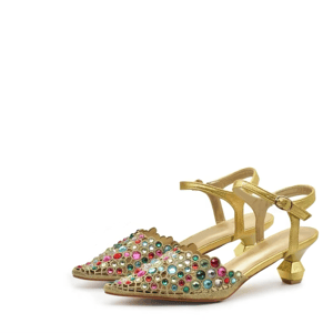 Sophisticated Rhinestone-Embellished Pumps for Events