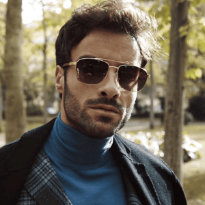 Classic Wooden Sunglasses with Anti-Reflective Polarized Lenses Classic Wooden Sunglasses with Anti-Reflective Polarized Lenses