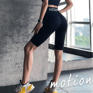 High-Waist Elastic Biker Shorts for Women - Quick-Dry Activewear