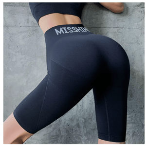 High-Waist Elastic Biker Shorts for Women - Quick-Dry Activewear