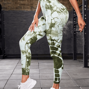 Tie-Dye High-Waist Seamless Fitness Leggings for Women Tie-Dye High-Waist Seamless Fitness Leggings for Women