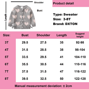 Cozy Winter Knit Sweater for Girls with O-Neck