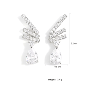 Elegant Water Drop Earrings for Women – Perfect for Weddings, Parties, and Daily Wear Elegant Water Drop Earrings for Women – Perfect for Weddings, Parties, and Daily Wear