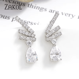 Elegant Water Drop Earrings for Women – Perfect for Weddings, Parties, and Daily Wear Elegant Water Drop Earrings for Women – Perfect for Weddings, Parties, and Daily Wear