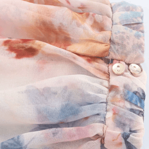 Elegant Floral Print V-Neck Midi Dress with Belt Elegant Floral Print V-Neck Midi Dress with Belt