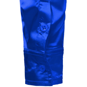 Elegant Men's Slim Fit Satin Shirt for Casual and Formal Occasions