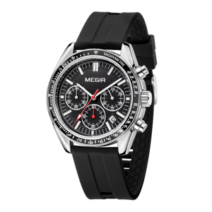Men's Multifunction Sports Watch with Chronograph and Waterproof Features