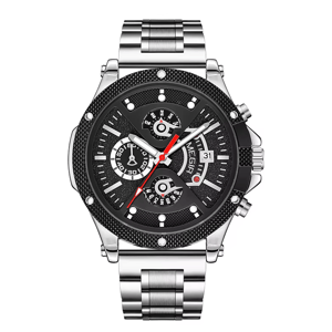 Stylish Chronograph Quartz Watch for Men with Luminous Dial Stylish Chronograph Quartz Watch for Men with Luminous Dial