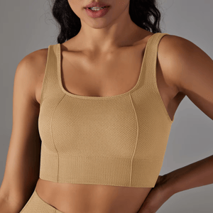 Seamless Sports Bra for Women – Breathable Fitness Workout Support