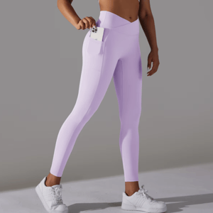 High Waist Crossover Leggings with Pockets for Active Women High Waist Crossover Leggings with Pockets for Active Women