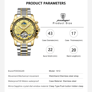 Poedagar - Men's Dress Watches 5