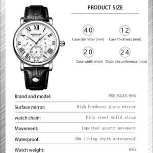 Poedagar - Men's Dress Watches 5