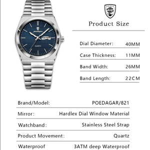 Luxury Stainless Steel Sport Watch with Luminous Display Luxury Stainless Steel Sport Watch with Luminous Display