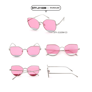 Classic Metal Frame Cat Eye Sunglasses with Gradient Lenses Sorvino - Women's Cat Eye Sunglasses 4