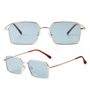 Fashion Square Metal Sunglasses with Gradient UV400 Sorvino - Women's Square Sunglasses