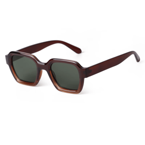 Vintage Tortoise Shell Rectangle Sunglasses with Gradient UV400 Lenses Sorvino - Women's Square Sunglasses