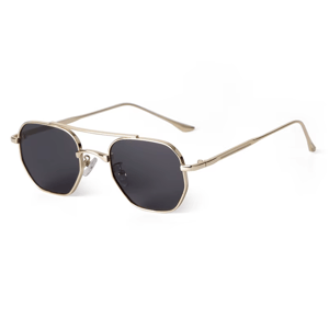 Stylish Metal Frame Square Sunglasses with Mirror UV400 Lenses Sorvino - Women's Square Sunglasses