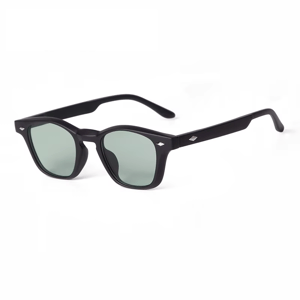Retro Square Polarized Sunglasses with Rice Nail Detail and UV400 Sorvino - Women's Square Sunglasses 1