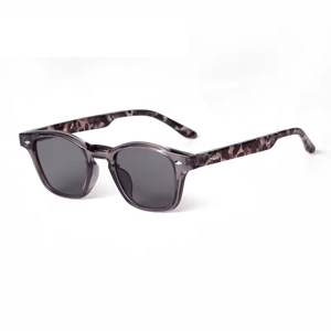 Retro Square Polarized Sunglasses with Rice Nail Detail and UV400 Sorvino - Women's Square Sunglasses 2