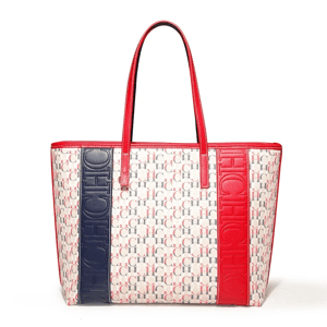 Striped Large Tote Bag for Travel and Daily Commutes