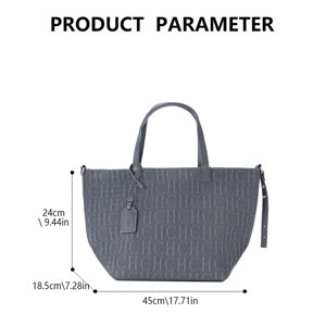 Large Flyknit Tote Bag for Daily Use and Travel