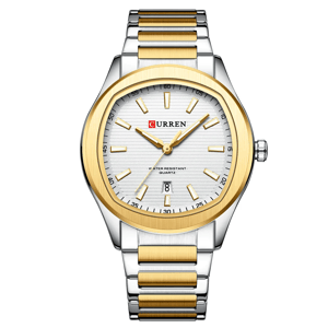 Men’s Classic Quartz Watch with Luminous Hands and Date Display
