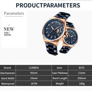 Elegant Full Steel Quartz Watch for Business and Casual Wear Elegant Full Steel Quartz Watch for Business and Casual Wear