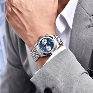 Tonneau Pilot Sports Watch with Sapphire Glass and Chronograph Tonneau Pilot Sports Watch with Sapphire Glass and Chronograph