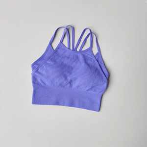 High Support Yoga Vest Bra with Quick-Dry Breathable Fabric