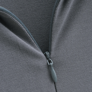 Zip-Up Long Sleeve Bodysuit with Bodycon Fit and Solid Color Zip-Up Long Sleeve Bodysuit with Bodycon Fit and Solid Color