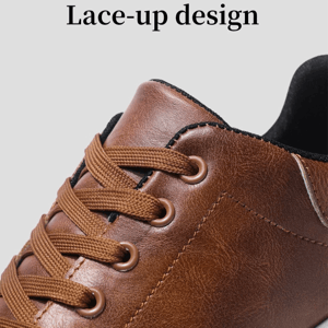 Men’s Casual Leather Sneakers with Breathable Comfort and Support Oein - Men's Low Top Sneakers 4