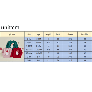 Baby Girls Santa Claus Embroidered Knit Pullover Sweater Baby Girls Santa Claus Embroidered Knit Pullover Sweater