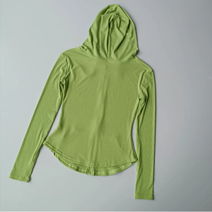 Slim Fit Hooded Jacket with Drawstring for Running Workouts
