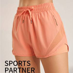 High Waist Quick-Dry Yoga Shorts with Utility Pockets