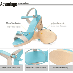 Elegant High Heel Platform Roman Sandals for Women Parties Elegant High Heel Platform Roman Sandals for Women Parties