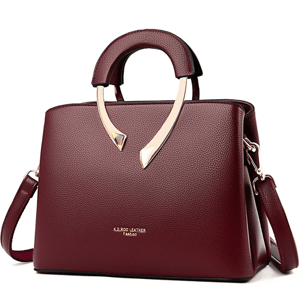Luxury PU Leather Handbag for Women Elegant Everyday Shoulder Bag