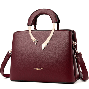 Luxury PU Leather Handbag for Women Elegant Everyday Shoulder Bag