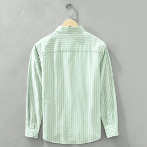 Versatile Striped Cotton Long Sleeve Casual Shirt for Men Versatile Striped Cotton Long Sleeve Casual Shirt for Men