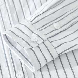 Versatile Striped Cotton Long Sleeve Casual Shirt for Men Versatile Striped Cotton Long Sleeve Casual Shirt for Men