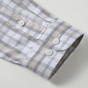 Men’s Versatile Plaid Long-Sleeve Shirt for Business and Casual