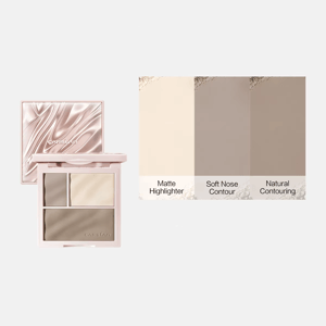 Double Effect 3D Highlight and Contour Makeup Palette Carslan - Women's Face