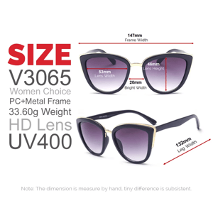 Vivibee - Women's Cat Eye Sunglasses 4