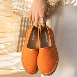 Handcrafted Dia Orange Zhivago Shoes with Soft Soles Handcrafted Dia Orange Zhivago Shoes with Soft Soles