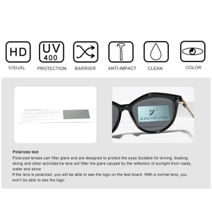 Kingseven - Women's Cat Eye Sunglasses 3