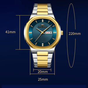 Men’s Luxury Quartz Watch with Oval Rhinestone Dial & Calendar Men’s Luxury Quartz Watch with Oval Rhinestone Dial & Calendar