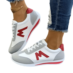 Women's Lightweight Lace-Up Sneaker for Everyday Comfort