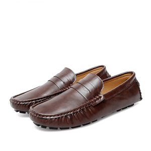 Stylish PU Leather Loafers for Men with Breathable Comfort