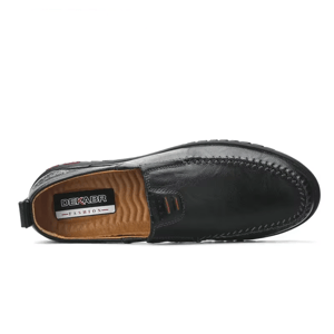 Genuine Leather Men’s Loafers with Soft Comfort and Style