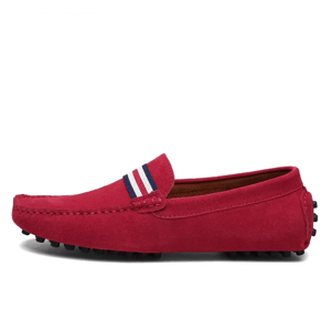 Stylish Suede Loafers for Men with Breathable Comfort Design