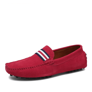 Stylish Suede Loafers for Men with Breathable Comfort Design